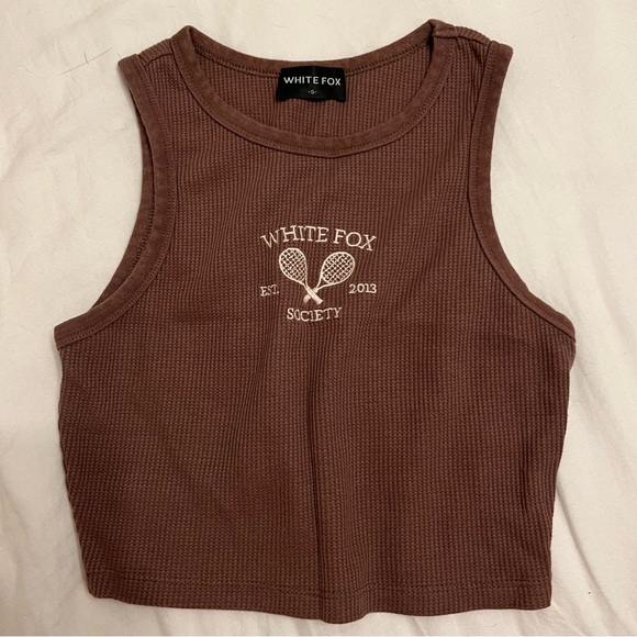 White Fox Boutique Brown Lounge Set - Picture 2 of 4